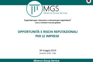 3.1 rischi reputazionali food industry