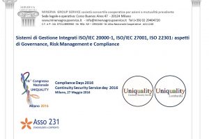 3.10 SGI ISO 20001 ISO 27001 ISO 22301