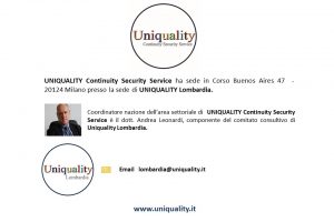 3.20 UNIQUALITY ISO27001 ISO22301 ISO20000-1